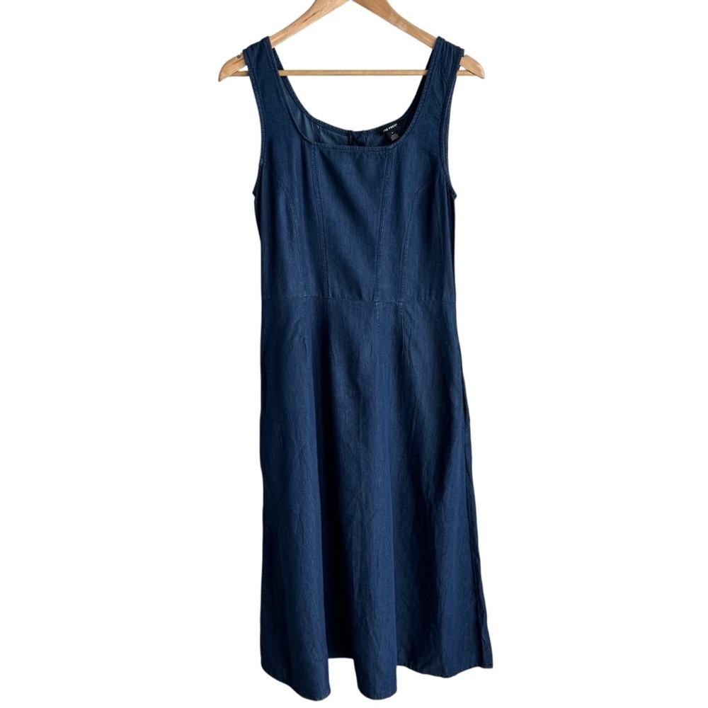 Joe Fresh Navy Blue Midi Dress